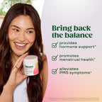 Buy now Bloom Nutrition Hormone Health & Cortisol Support for Women - Balance - Menstrual Health, PMS Symptoms, Pomegranate Extract, Chaste Tree Berry & Dong Quai Root, 30 Servings at indiglob india