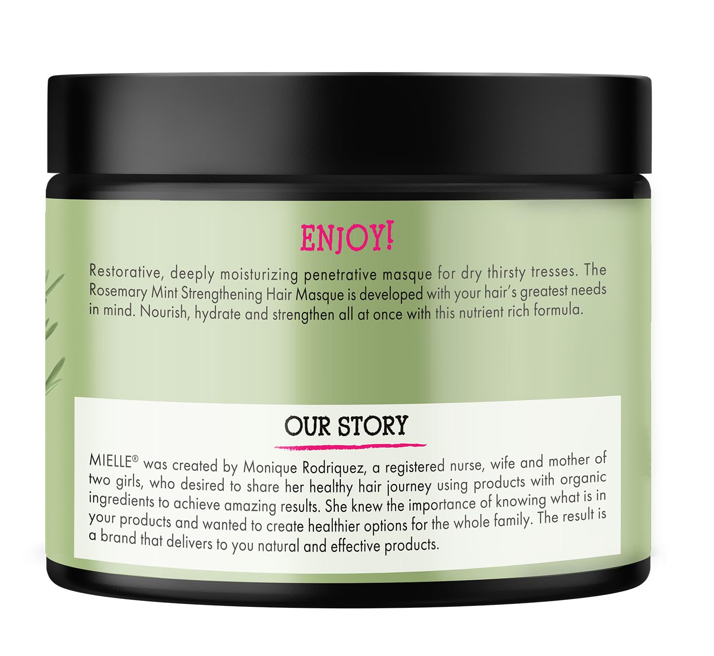 Buy now Mielle Organics Rosemary Mint Strengthening Hair Mask for Damaged Hair - Deep Conditioning Treatment Enriched with Biotin, Honey & Coconut Oil - Helps Encourage Longer, Healthier Strands (12 Oz) at indiglob india
