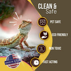 Bearded Dragon Tank Cleaner Spray, 32oz – Non-Toxic, No-Rinse, Made in USA
