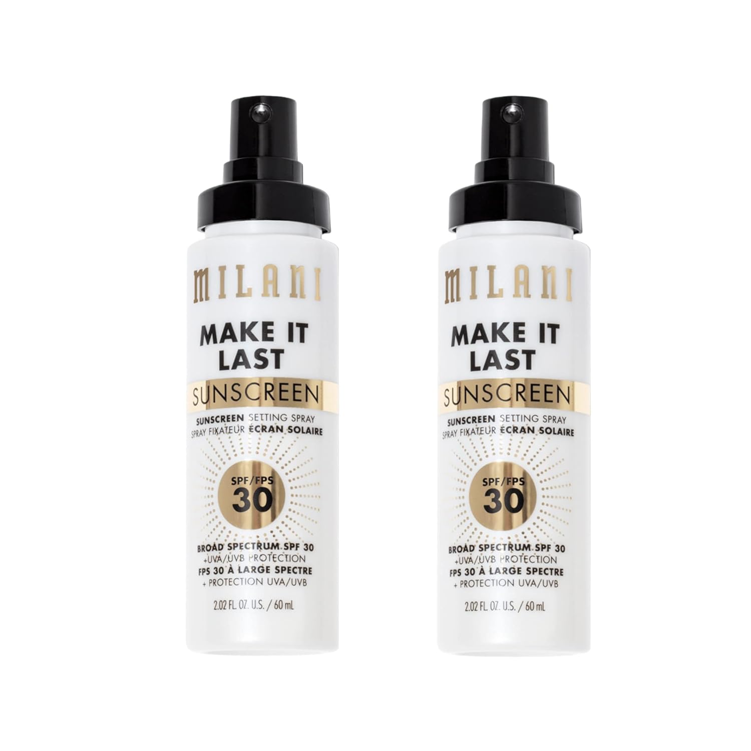Buy now Milani Make It Dewy Setting Spray 3 in 1- Hydrate + Illuminate + Set (2.03 Fl. Oz.) Makeup Finishing Spray - Makeup Primer & Hydrating Setting Spray 2 Pack SPF at indiglob india