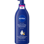 NIVEA Essentially Enriched Body Lotion, Very Dry Skin, Almond Oil, 16.9 Oz