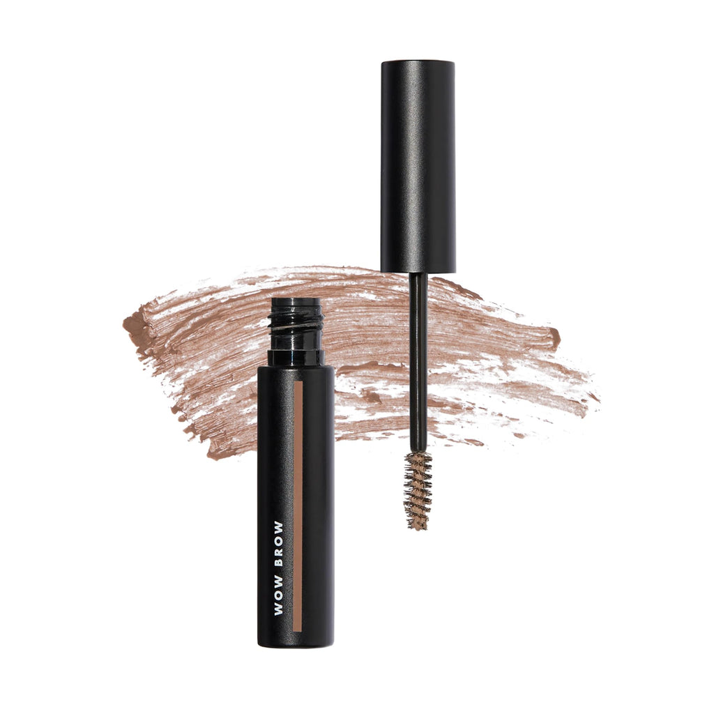 e.l.f. Wow Brow Gel, Volumizing, Buildable, Wax-Gel Hybrid, Creates Full, Voluminous-Looking Brows, Locks Brow Hairs In Place, Brunette
