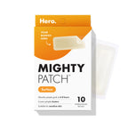 Hero Cosmetics Mighty Patch Surface Large Acne Pimple Patches, 10 Ct | Multi-Blemish Acne Spot Patch; For Cheek, Forehead, and Chin; Hydrocolloid Covers; Pimple Stickers; Vegan-friendly