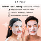 Buy now LA PURE Snail Mucin Mask – 10ct Korean Sheet Mask Pack for Signs of Aging, Aid Skin Repair & Hydration – Pure Snail Mask for Face with Collagen & Hyaluronic Acid – Cruelty-Free Hydrating Sheet Mask at indiglob india
