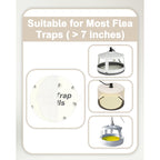 Dichroma Flea Trap Sticky Pads Refills, 7.1" Refill Discs, 20 Pack