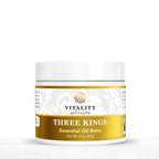 Vitality Extracts Three Kings Balm - 2oz, Frankincense, Myrrh, Sandalwood, Sacred, Ultra-hydration, Relief from Discomfort, Soft Skin