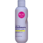 eos Cashmere Body Oil, Vanilla Cashmere, 24 Hour Moisture, Plant-Based Squalane to Soothe, Soften and Smooth Dry Skin, 6 fl oz