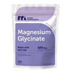 Micro Ingredients Magnesium Glycinate 800 mg Per Serving, 240 Softgels | Chelated Magnesium Supplement with MCT Oil | Non-GMO, Gluten Free, No Soy