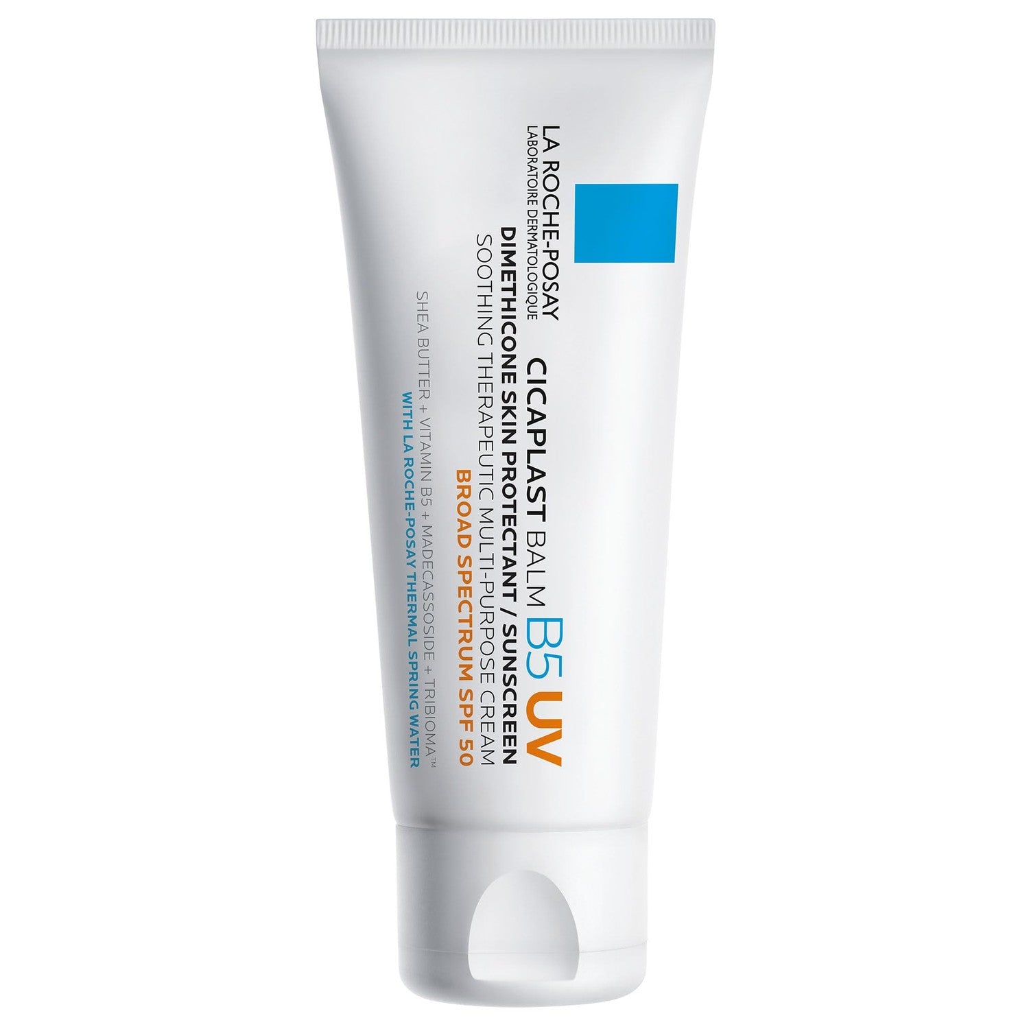 La Roche-Posay Cicaplast Balm B5 SPF 50 with Centella Asiatica 1.35oz | Multi-purpose cream with panthenol, shea butter, tribioma, zinc oxide sunscreen. Skin protectant for dry skin.
