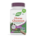 Nature's Way Horse Chestnut Extract, Supports Healthy Leg Veins*, 90 ct | Premium Extract, Standardized to 20% Aescin, Non-GMO Project Verified, Gluten Free, Vegan, 90 Capsules