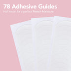 Orly Half Moon Guides, 78 Count