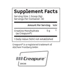 Kion Creatine Monohydrate Powder, Creapure, Unflavored, Strength & Muscle | 5g pure micronized creatine per scoop to build strength, power, and lean muscle for men and women, mixes clear, no fillers