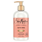 Shea Moisture Curl & Shine Conditioner Coconut & Hibiscus, for Thick, Curly Hair to Moisturize & Soften, 13 oz | Moisturizing conditioner with Coconut Oil, Neem Oil & Silk Protein to quickly detangle, reduce frizz, and hydrate curls.