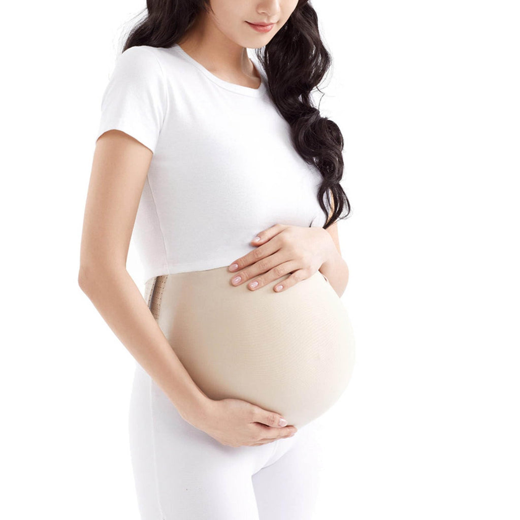 Buy now Fake Pregnancy Belly Fake Belly Bodysuit with Memory Foam Filling Costumes Medium at indiglob india