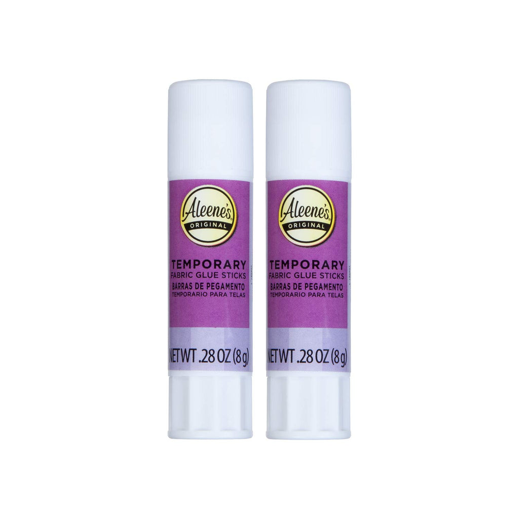 Aleene's No-Sew Temporary Fabric Glue Sticks, .28oz 2-Pack
