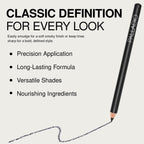 Buy now Palladio Wooden Eyeliner Pencil, Thin Pencil Shape, Easy Application, Firm yet Smooth Formula, Perfectly Outlined Eyes, Contour and Line, Long Lasting, Rich Pigment, Black at indiglob india