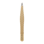 Buy now Revlon Gold Series Slanted Tip Tweezers, Ultra-Sharp for Precision Eyebrow Shaping and Facial Hair Removal, Diamond and Titanium-Coated for Durability, 1 Count at indiglob india