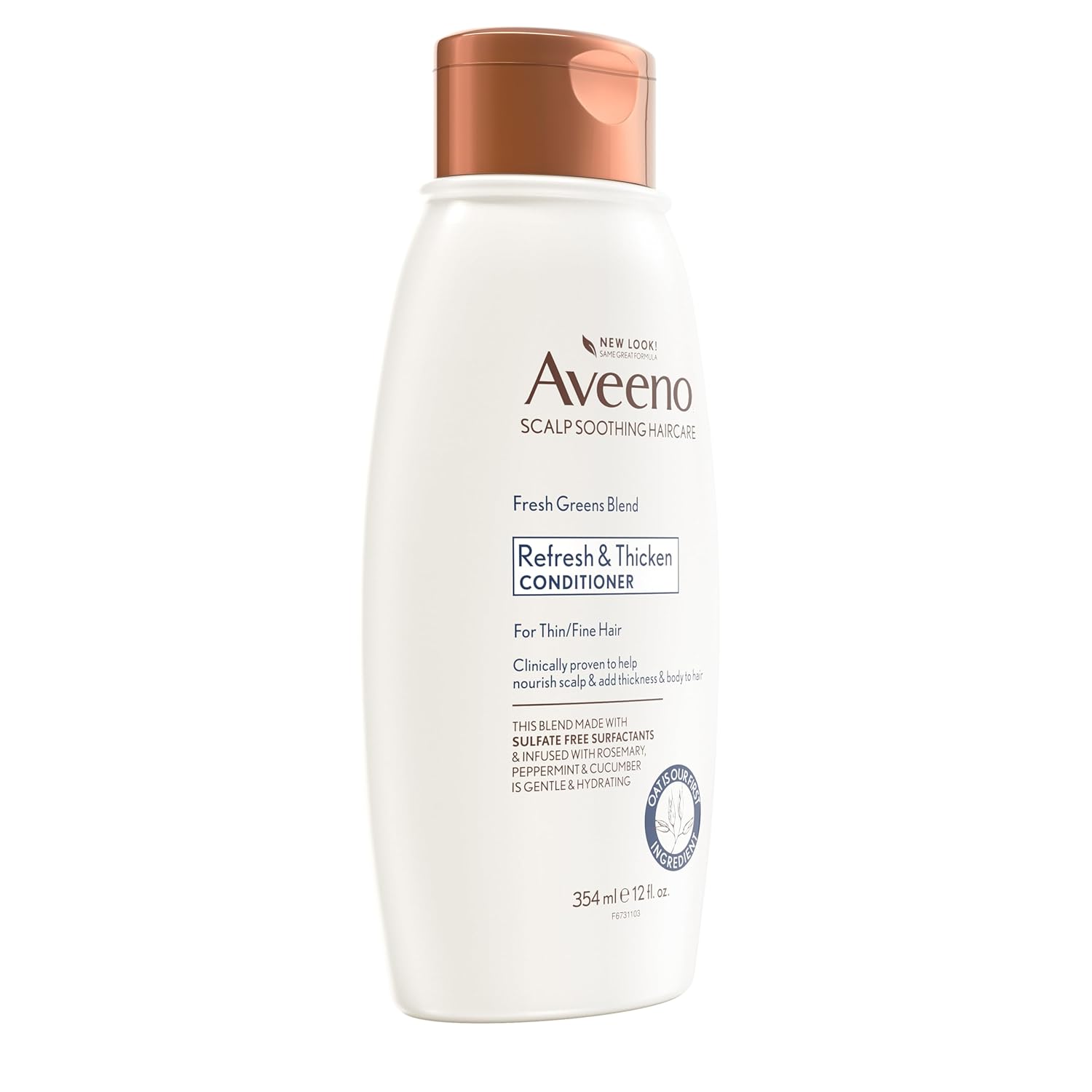 Buy now Aveeno Fresh Greens Blend Natural Volumizing Conditioner, Cucumber, Rosemary, for Fine Hair, 12 fl oz at indiglob india
