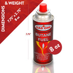 Gasone Butane Fuel Canister (4pack)