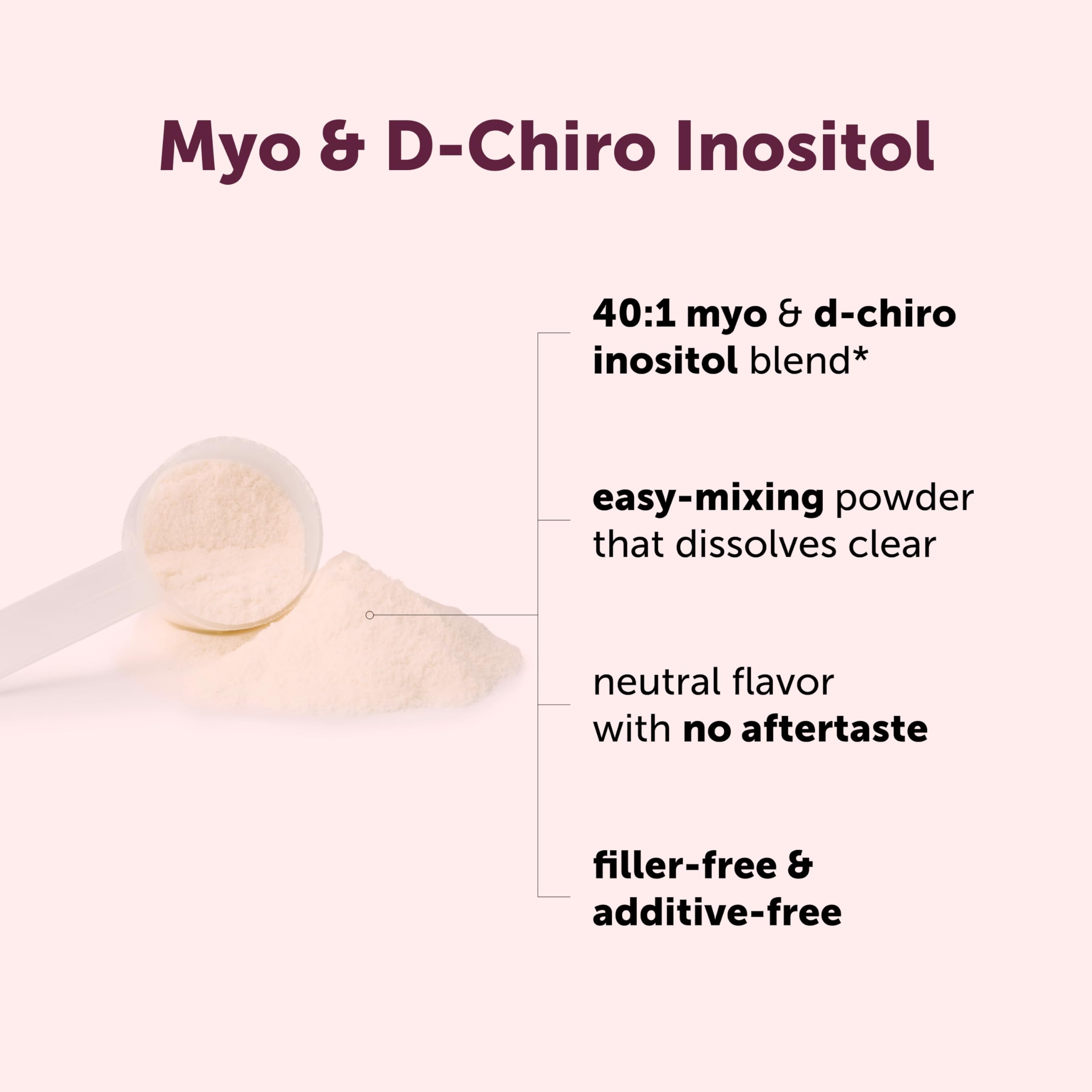 Micro Ingredients Myo-Inositol & D-Chiro Inositol Powder 1lb, 221 Servings | 40:1 Ideal Ratio Inositol Supplement for Women* | Support Hormonal Balance & Ovarian Health* | Non-GMO, Vegan, Filler-Free