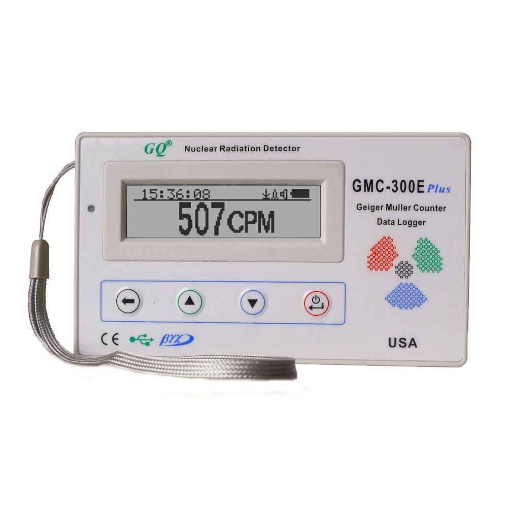 Buy now GQ GMC-300E Geiger Counter Nuclear Radiation Detector Data Recorder Beta Gamma X-ray Default at indiglob india