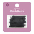 Amazon Basics Bobby Pins in Case Brown 72 Count (Pack of 4)