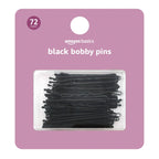 Amazon Basics Bobby Pins in Case Brown 72 Count (Pack of 4)