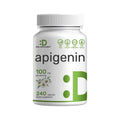 Apigenin, 100mg Per Serving, 240 Capsules – Raw Plant Extract from Chamomile Flower – Active Bioflavonoids & Antioxidants – Sleep & Relaxation Supplement – Non-GMO