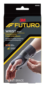 FUTURO Compression Stabilizing Wrist Brace, Breathable, Small/Medium