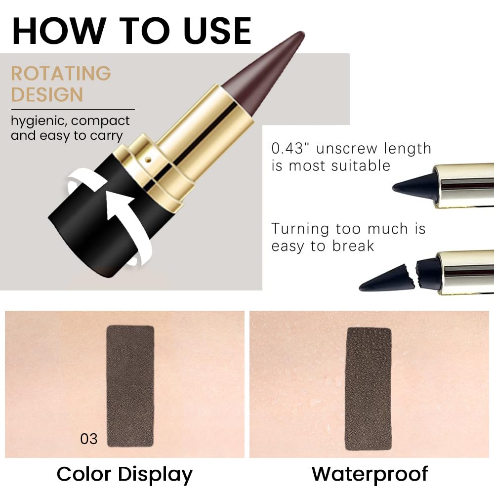 Explore Kaely 2Pcs Gel Eyeliner Pencil in Natural. Easy to use, waterproof, and compact. Order online for quick delivery!