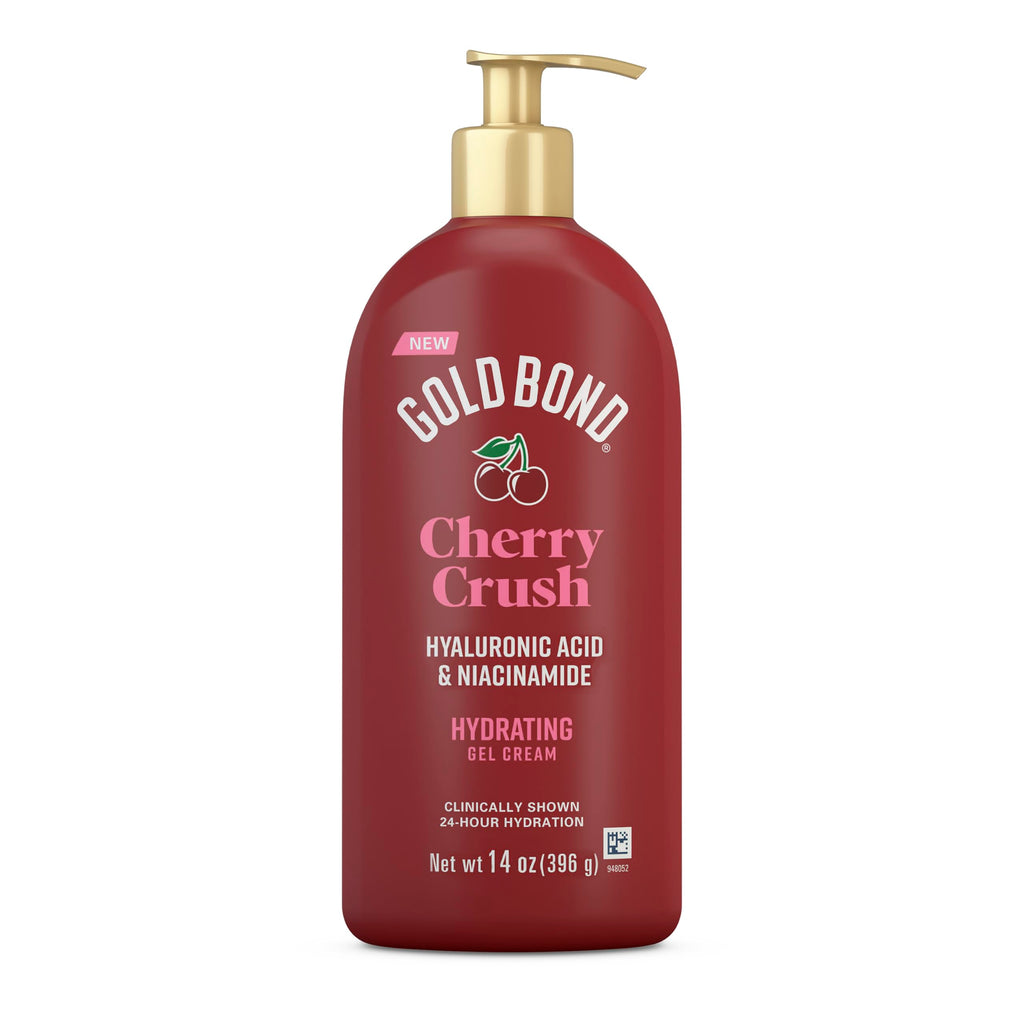 Gold Bond Softening Cashmere Cream Body Lotion, Vanilla Dream Scent, 24-Hour Hydration with Shea Butter and Cocoa Butter, 14 oz.
