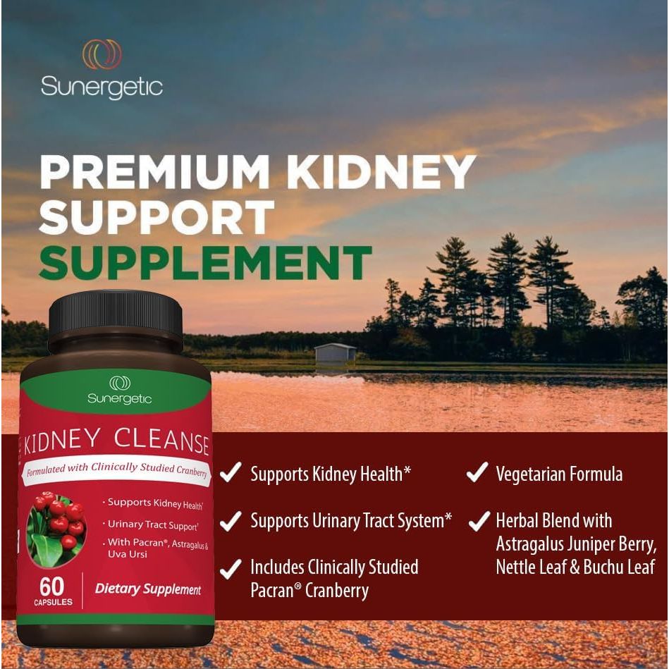 Buy now Premium Kidney Cleanse Supplement â€“ Powerful Kidney Support Formula with Cranberry Extract Helps Support Healthy Kidneys & Urinary Tract Supportâ€“ 60 Vegetarian Capsules at indiglob india