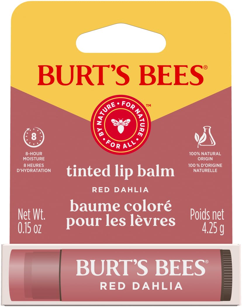 Buy now Burt's Bees Tinted Lip Balm Red Dahlia Blister 0.15oz at indiglob india