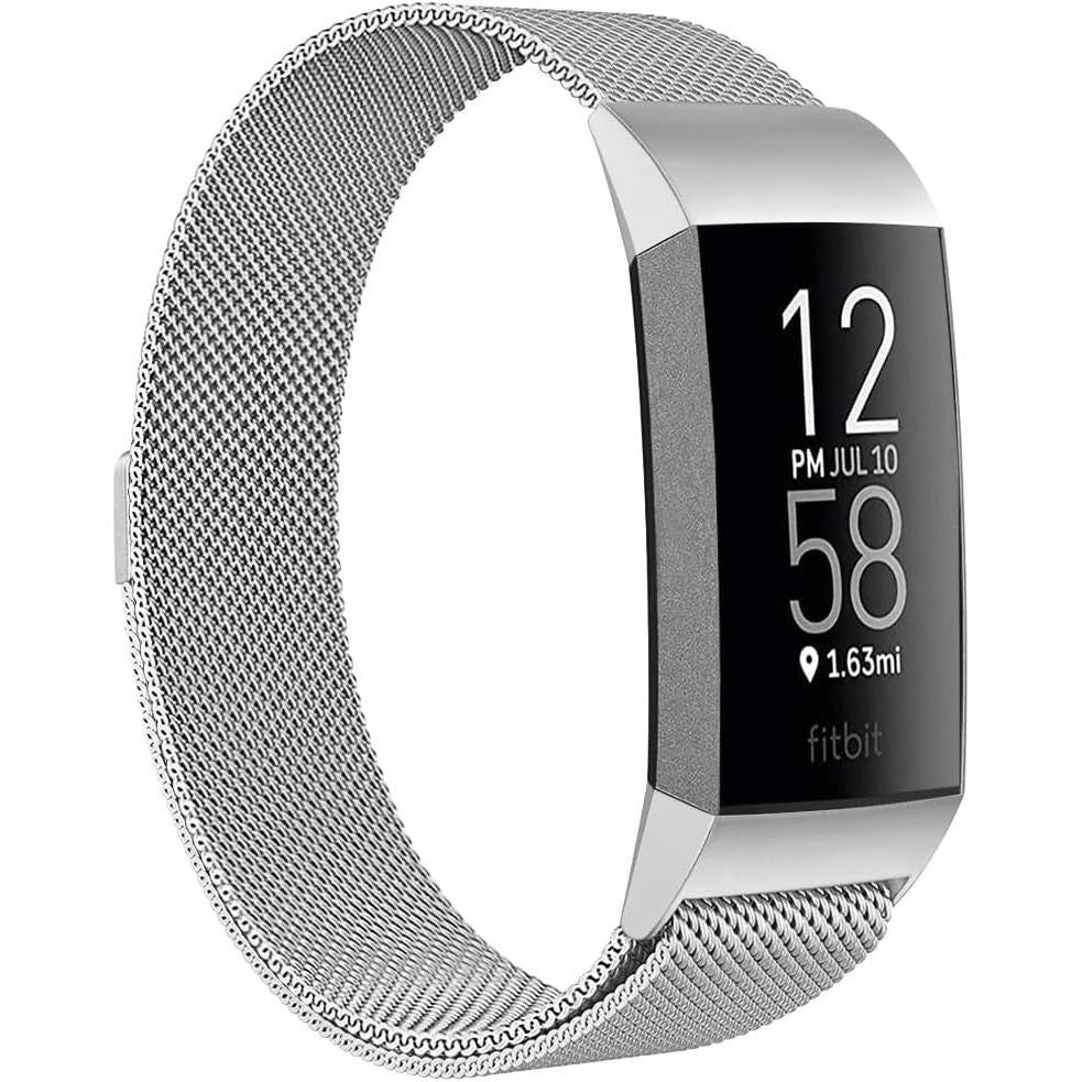 Buy now ZWGKKYGYH Metal Bands Compatible with Fitbit Charge 4/Charge 3/Charge 3 SE, Stainless Steel Mesh Band Replacement Accessories Bracelet Strap for Women Men, Silver Small Small: 5.5" - 7.9" Silver at indiglob india