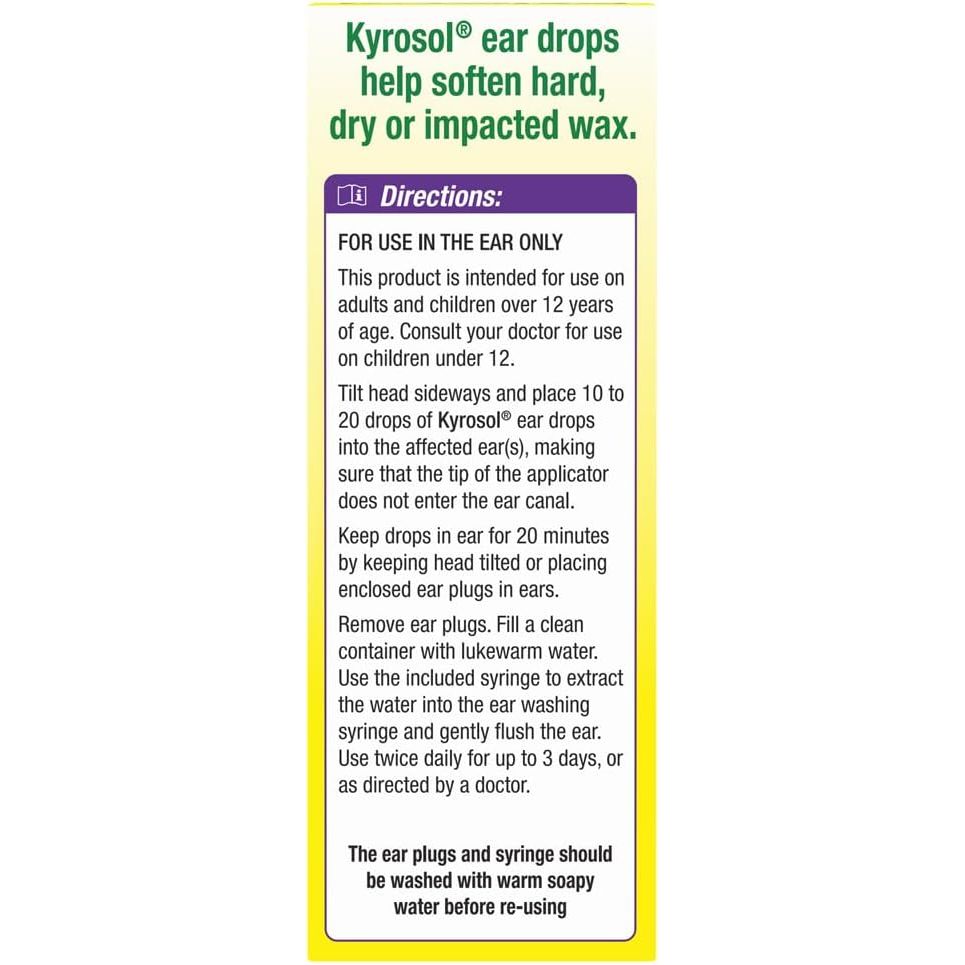 Buy now SQUIP NeilMed Kyrosol All-Natural Earwax Removal Aid, Original Version at indiglob india