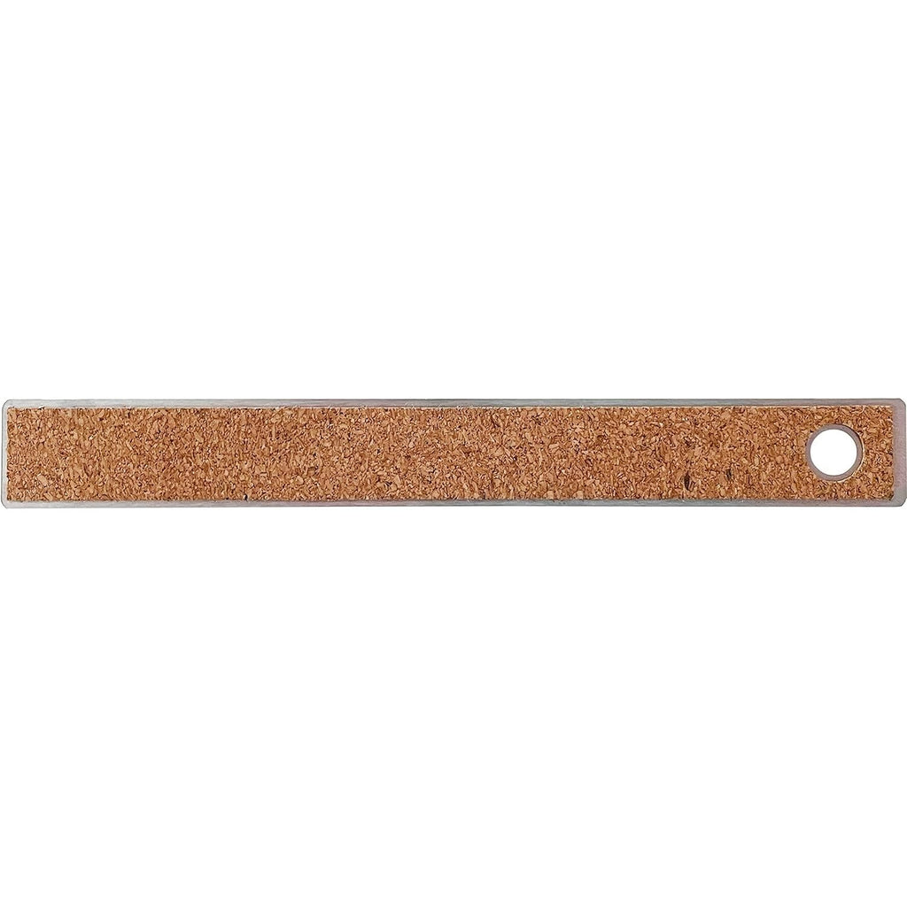 Westcott 10414 Stainless Steel Metal Ruler with Non-Slip Cork Base, 6 in