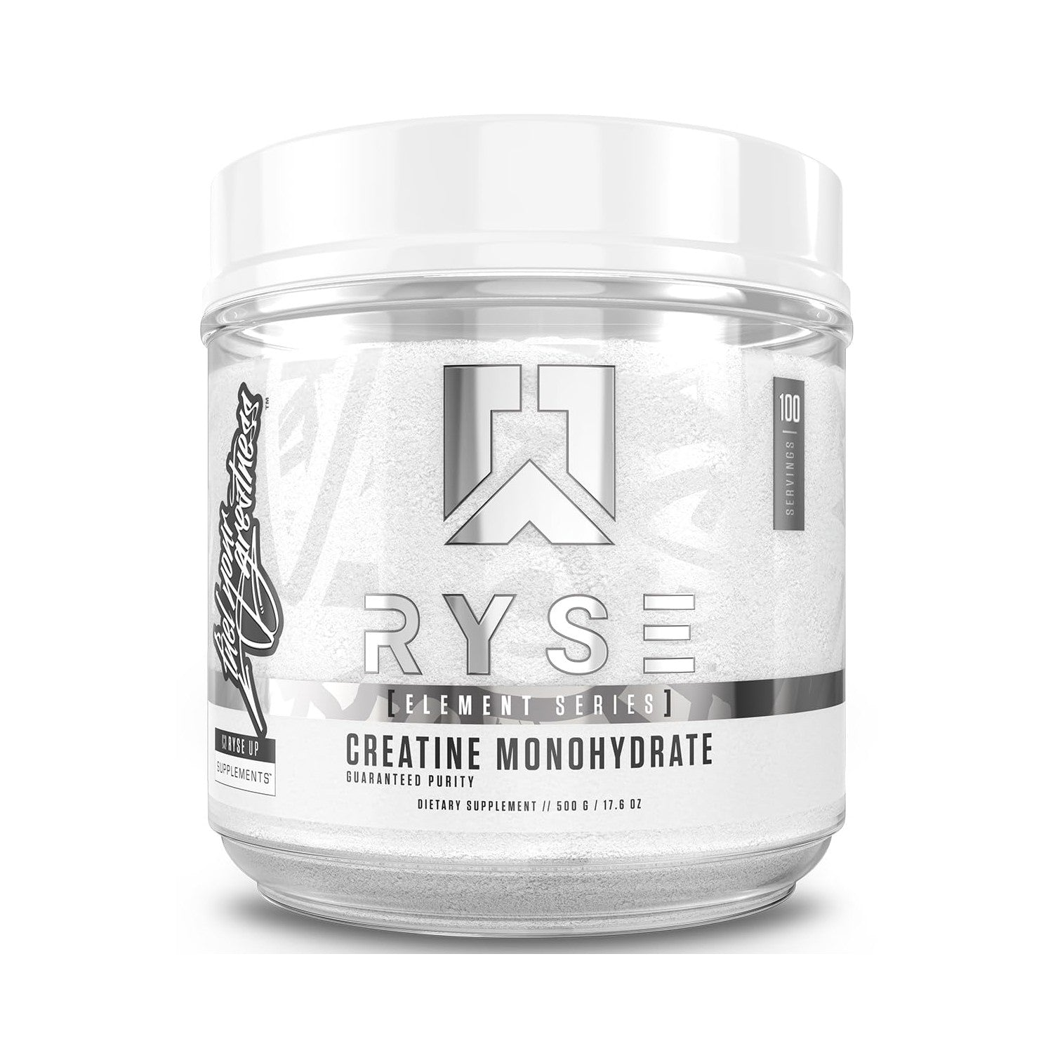 Ryse Creatine Monohydrate Powder - Unflavored - Supports Men & Women Lean Muscle Growth, Strength, Power, and Endurance - Helps Reduce Fatigue and Improve Workout Recovery - 100 Servings