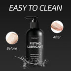Anal Sex Lube, Water Based Fisting Gel Cum-Like Lube for Enhanced Comfort and Smooth Experience, Long Lasting Back Door Sexual Lubricant for Men, Women and Gay