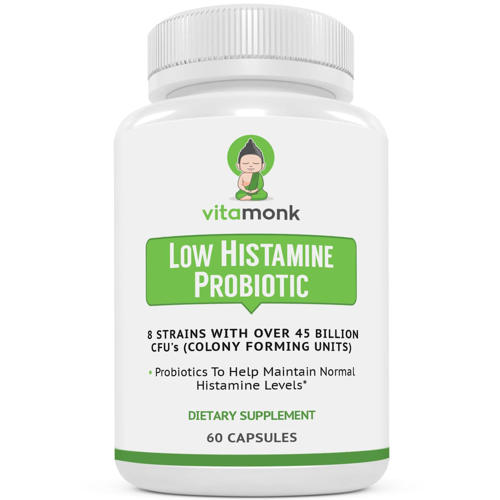 VitaMonk Low Histamine Probiotics for Histamine Intolerance and Gut Health
