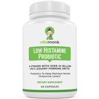 VitaMonk Low Histamine Probiotics for Histamine Intolerance and Gut Health