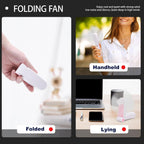Buy now Personal Handheld Fan, Mini Portable Pocket Fan, Small Lightweight USB Rechargeable for Home Sports Outdoor Travel, 2 Speed Powerful Wind (Pink) at indiglob india