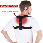 Schiara Posture Corrector for Men and Women, Comfortable Upper and Back Brace, Adjustable Back Support for Back, Shoulder and Neck
