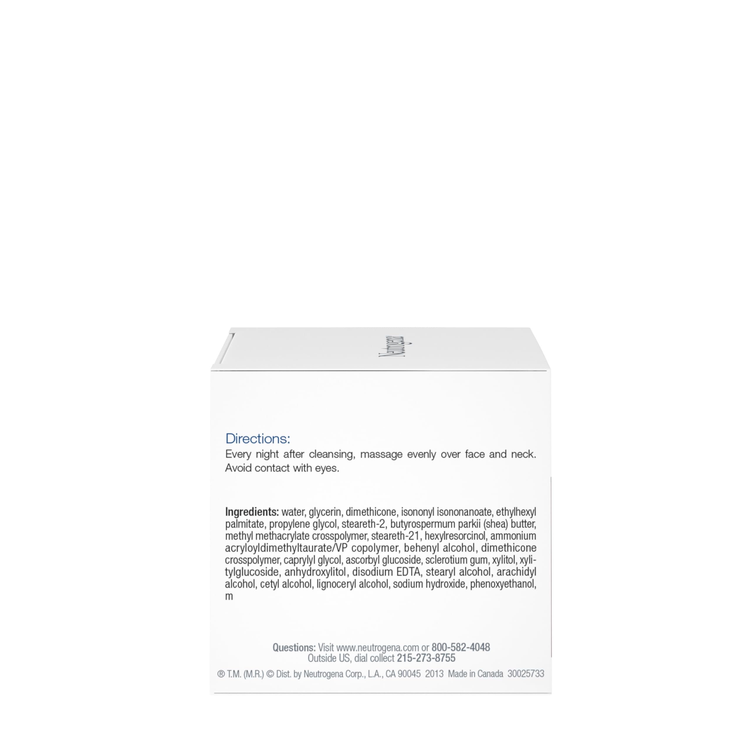 Neutrogena Triple Age Repair Night Face Moisturizer, 1.7 oz | Hexinol Technology & Vitamin C, Anti-Wrinkle Face Cream, Visibly Reduces Wrinkles & Firms Skin While You Sleep