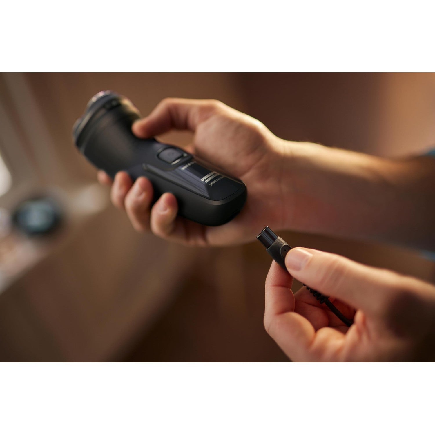Philips Norelco 2400 Series Electric Shaver, Deep Black | 27 Self Sharpening ComfortCut Blades, 4D Flex Heads, Wet or Dry Use, 2-Year Blade Life, Pop-up Trimmer, X3001/90