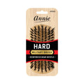 Buy now Annie HARD Military Reinforced Boar & Nylon Bristle Wave Hair Brush, 2" x 4" x 1 1/2", Light Brown, Men's Natural Hair Durag Brush Default at indiglob india