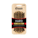Buy now Annie HARD Military Reinforced Boar & Nylon Bristle Wave Hair Brush, 2" x 4" x 1 1/2", Light Brown, Men's Natural Hair Durag Brush Default at indiglob india