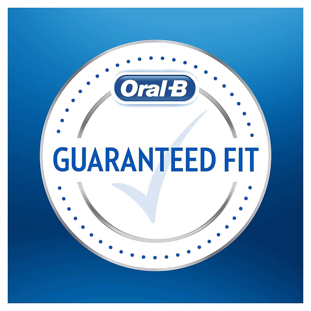 Buy now Oral-B Genuine CrossAction Replacement Black Toothbrush Heads, Refills for Electric Toothbrush, Angled Bristles for up to 100 Percent More Plaque Removal, Pack of 4 at indiglob india