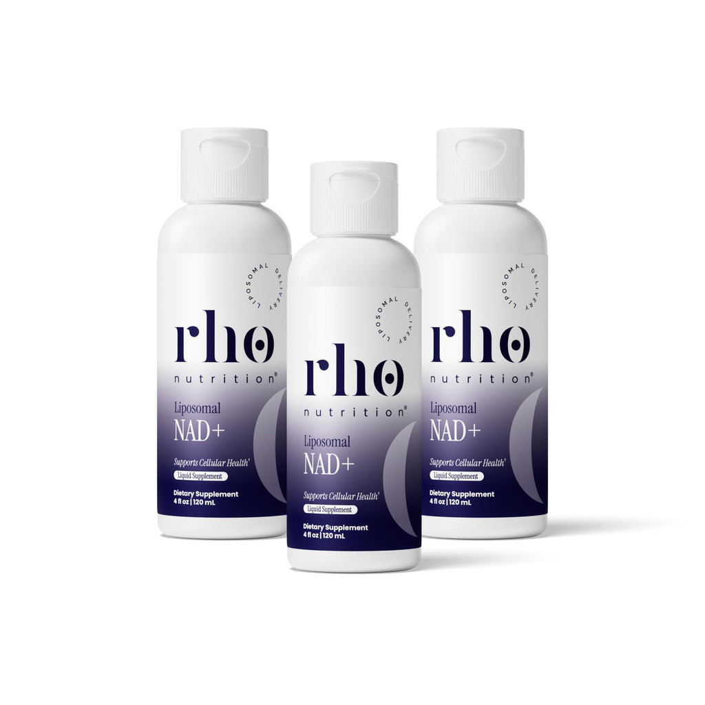 Rho Nutrition Liposomal NAD+ Liquid Supplement | High Absorption Formula, Active NAD+, Cellular Health, Healthy Aging & Energy Metabolism, 30 Servings
