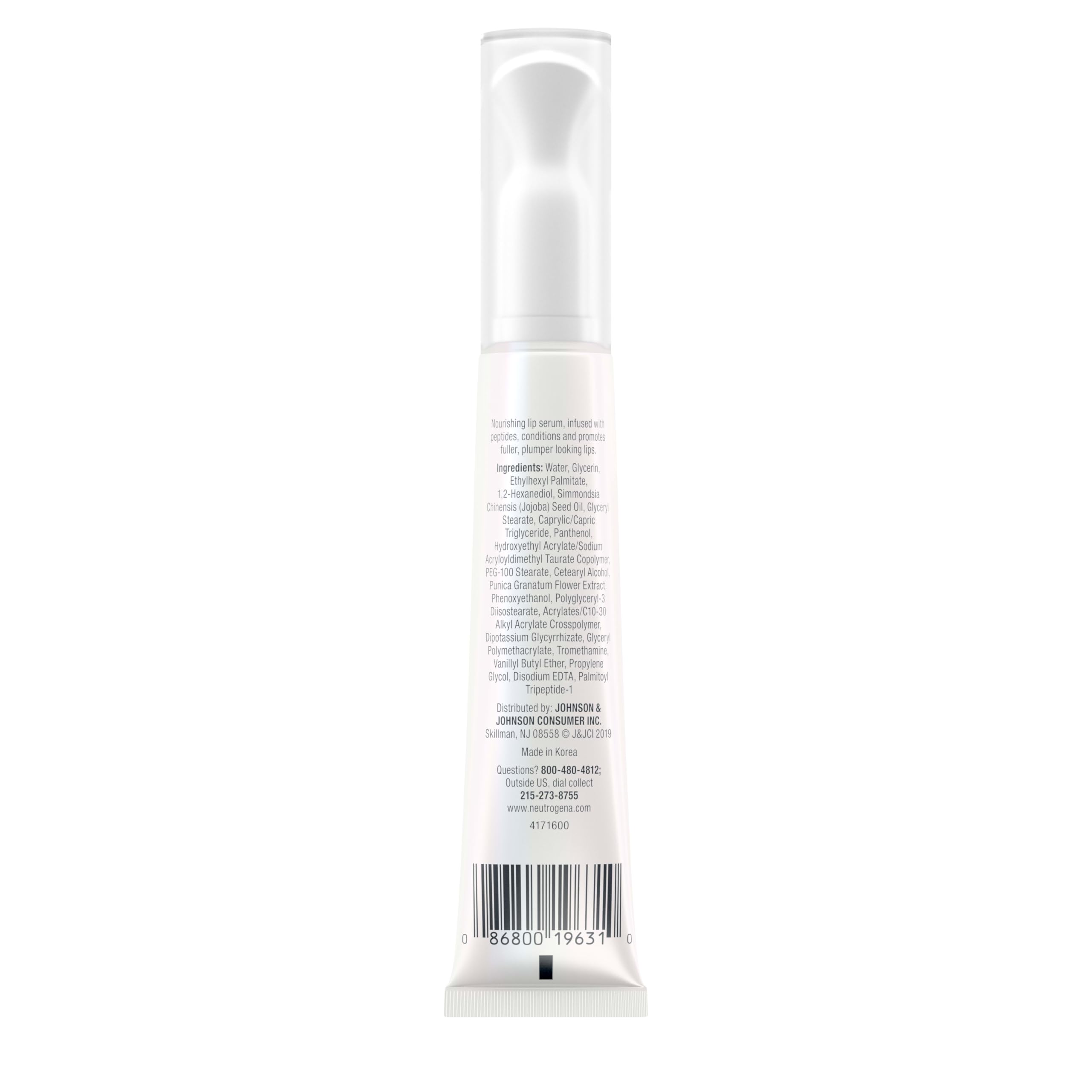 Buy now Neutrogena Healthy Lips Plumping Serum, Lip Enhancer with Peptides Nourishes and Promotes the Appearance of Naturally Fuller and Plumper-Looking Lips, 0.5 fl. oz at indiglob india