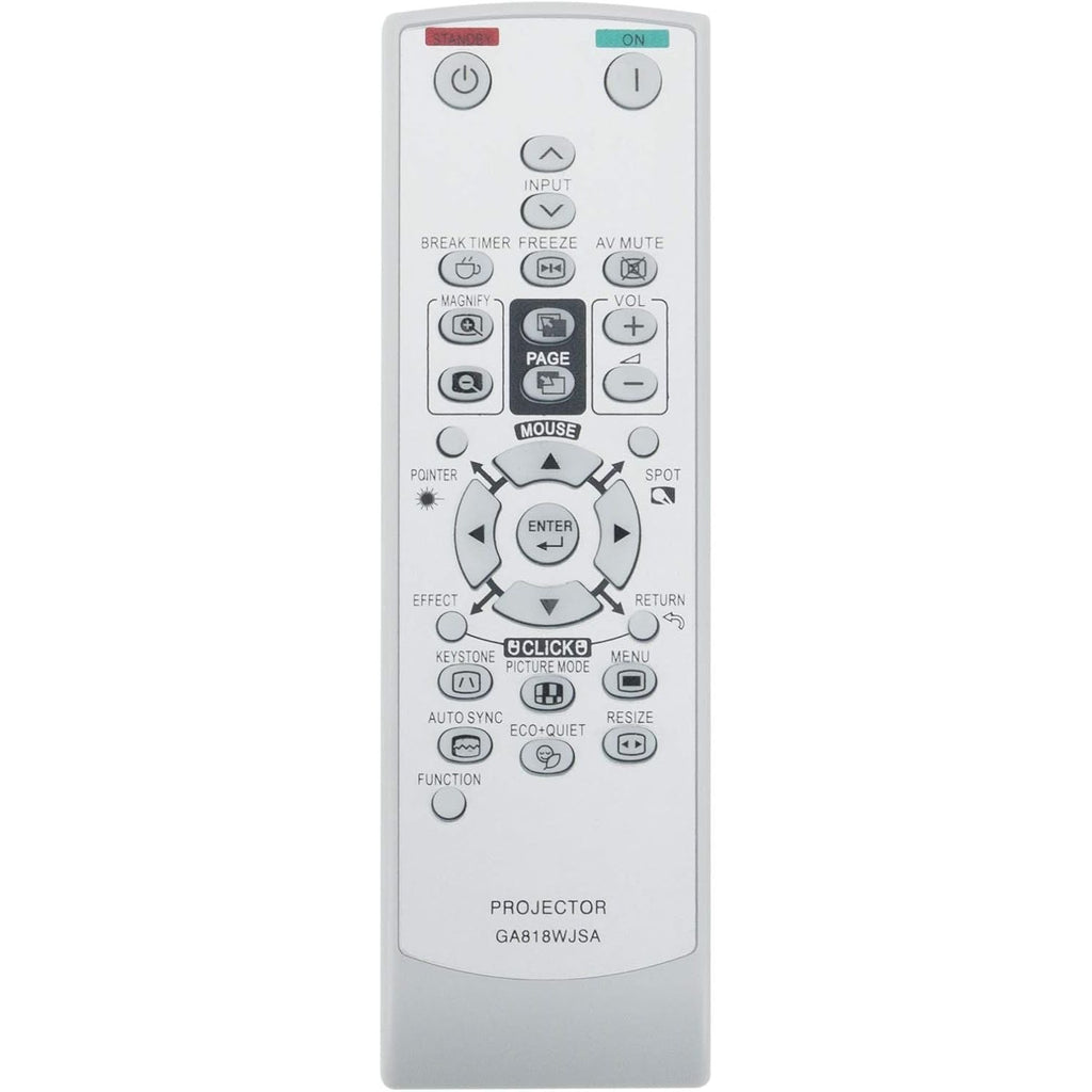 Buy now WINFLIKE GA818WJSA Replacement Remote Control fit for Sharp MUTIMEDIA Projector XR-55S XR-55X XR-50S Notevision XR-55X at indiglob india
